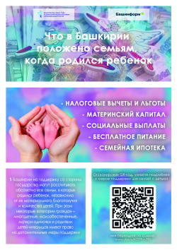 Цифровой справочник «Что в Башкирии положено семьям с детьми в 2024 году»