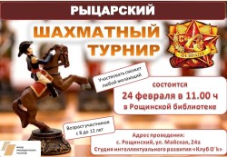 Рыцарский шахматный турнир , посвященный празднованию Дня защитника отечества