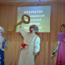 Открытие Николаевской модельной сельской библиотеки