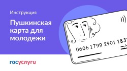 Видео-инструкция по оформлению Пушкинской карты