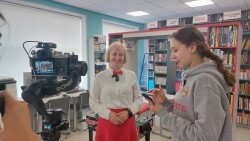 Команда “Дорожного радио” посетила Наумовскую библиотеку