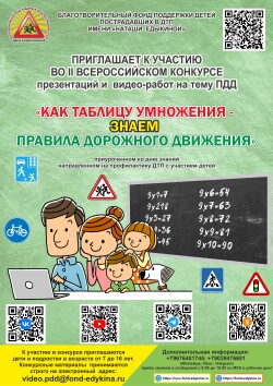Всероссийские конкурсы по ПДД, приуроченные ко Дню знаний