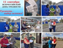 Мероприятия к Всероссийскому дню трезвости