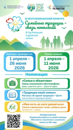 Конкурс «СЕМЕЙНЫЕ ТРАДИЦИИ -СВЯЗЬ ПОКОЛЕНИЙ»